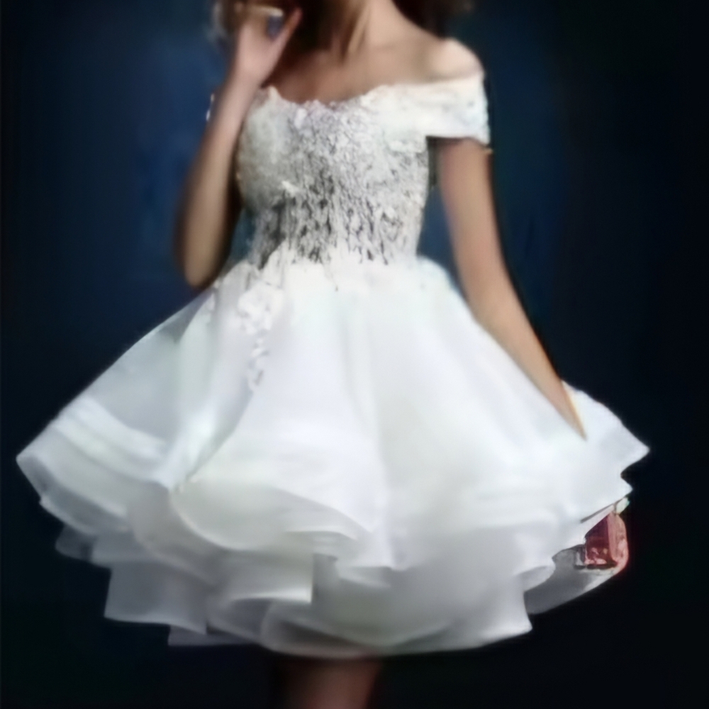 Elegant White Lace Dress